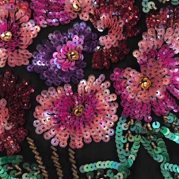 Lawrence Kazan, New York City Exquisite Sequined Beaded Top! NWOT - Picture 9 of 16